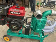 Máy bơm hút bùn công nghiệp chạy xăng 20HP