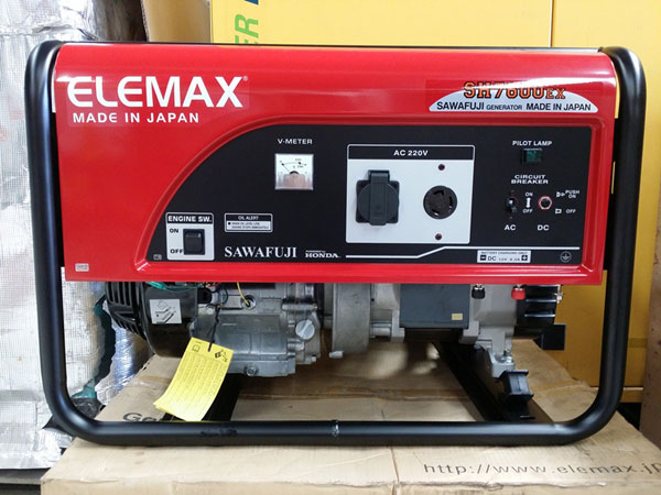 máy phát điện elemax SH7600EX nhật bản giá rẻ