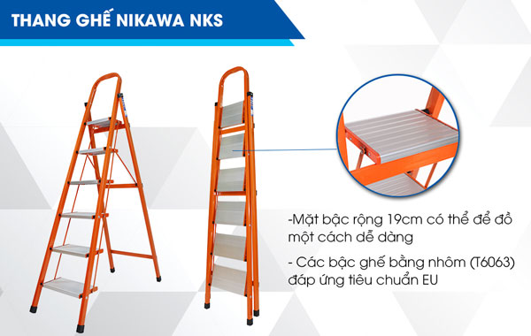 thang ghế Nikawa NKS giá rẻ