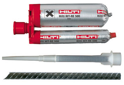 keo hoa chat cay thep hilti RE500