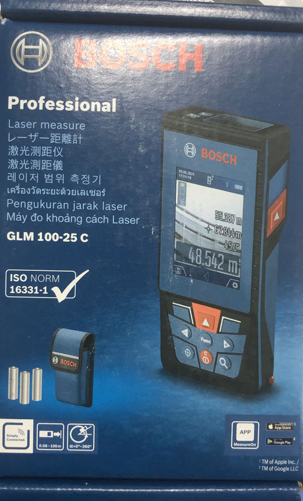 dia chi ban may do khoang cach 100m Bosch GLM100-25C