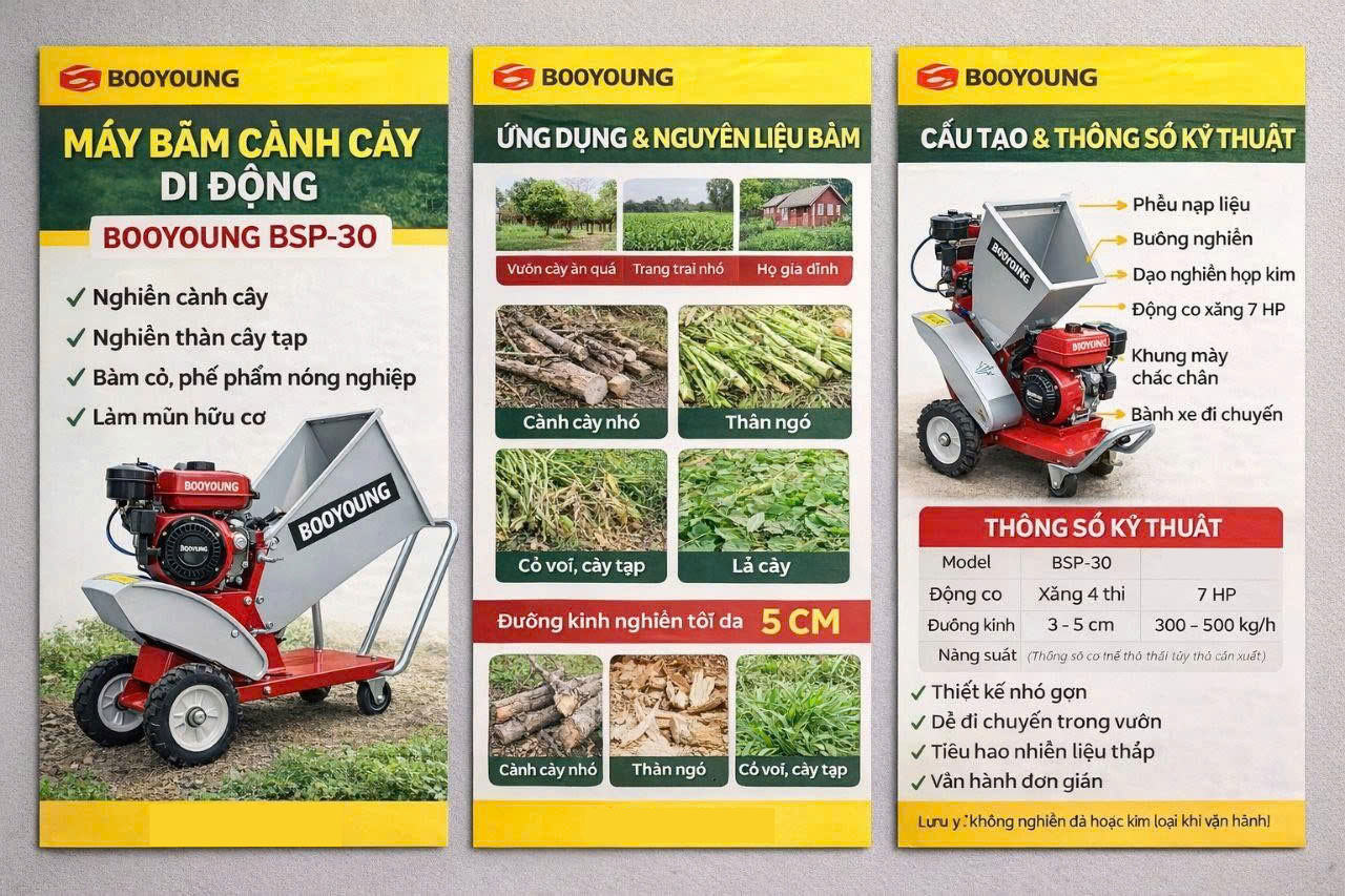 M&aacute;y băm c&agrave;nh c&acirc;y chạy xăng gi&aacute; rẻ