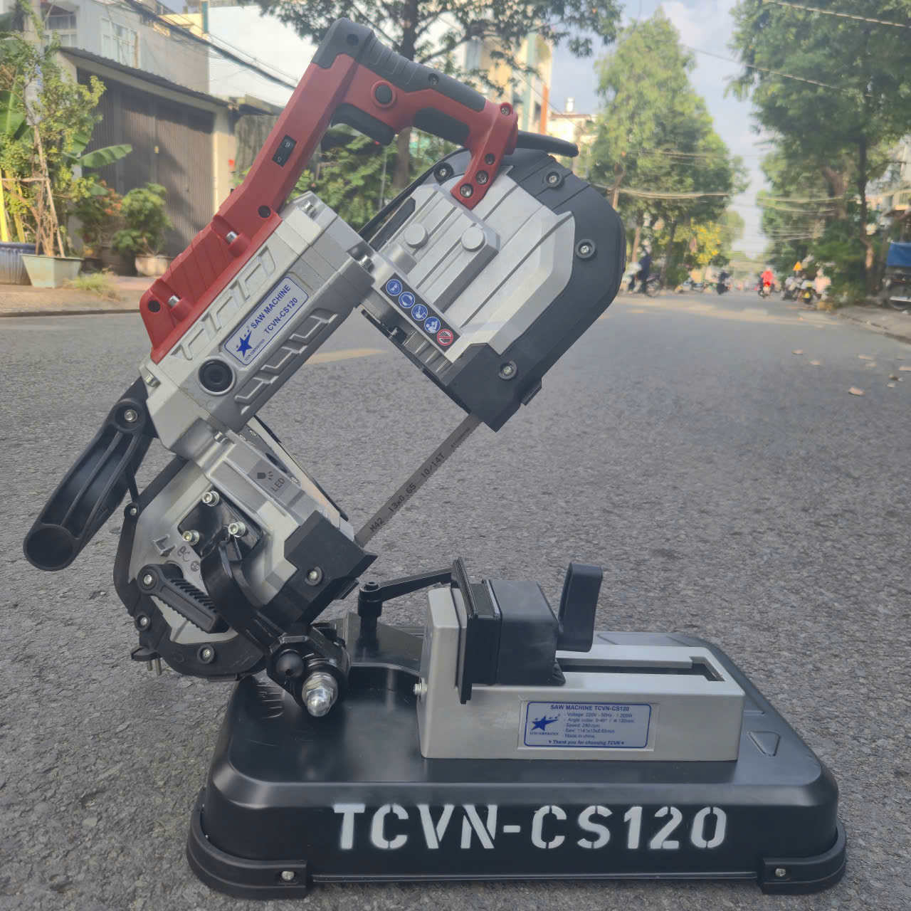 M&aacute;y cưa v&ograve;ng cắt sắt TCVN CS120