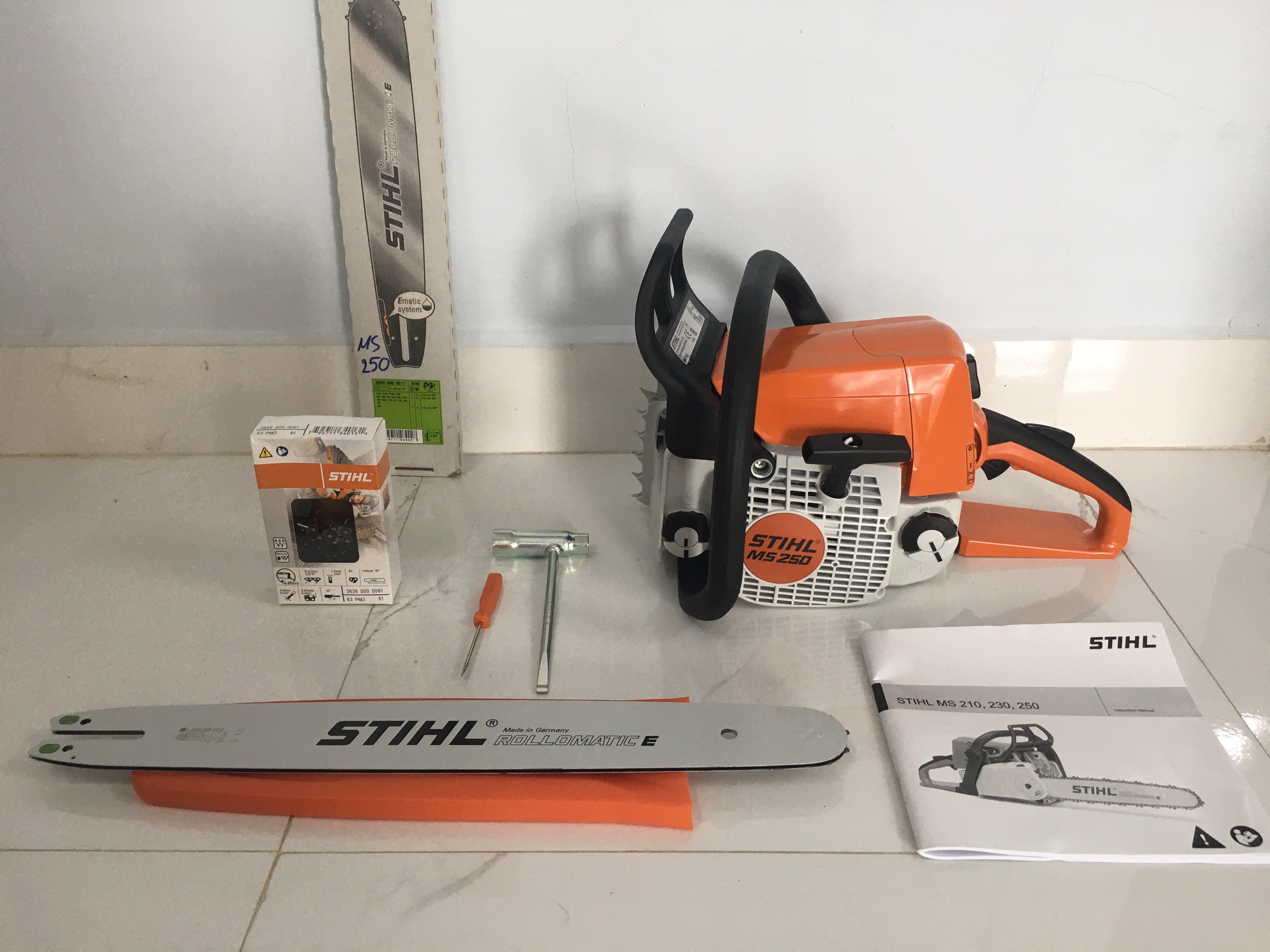 dia chi ban may cua xich cua go stihl MS250