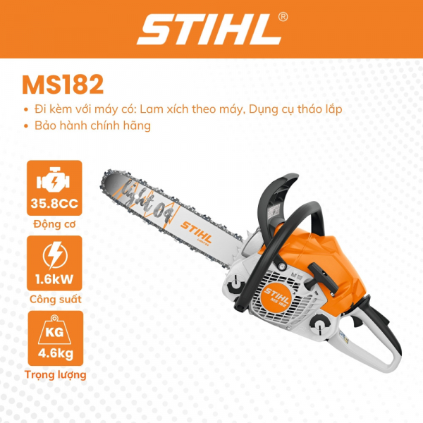 dia chi ban may cua loc Stihl MS182 tai Hanoi saigon