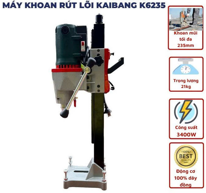 dai ly ban may khoan rut loi be tong Kaibang K6235