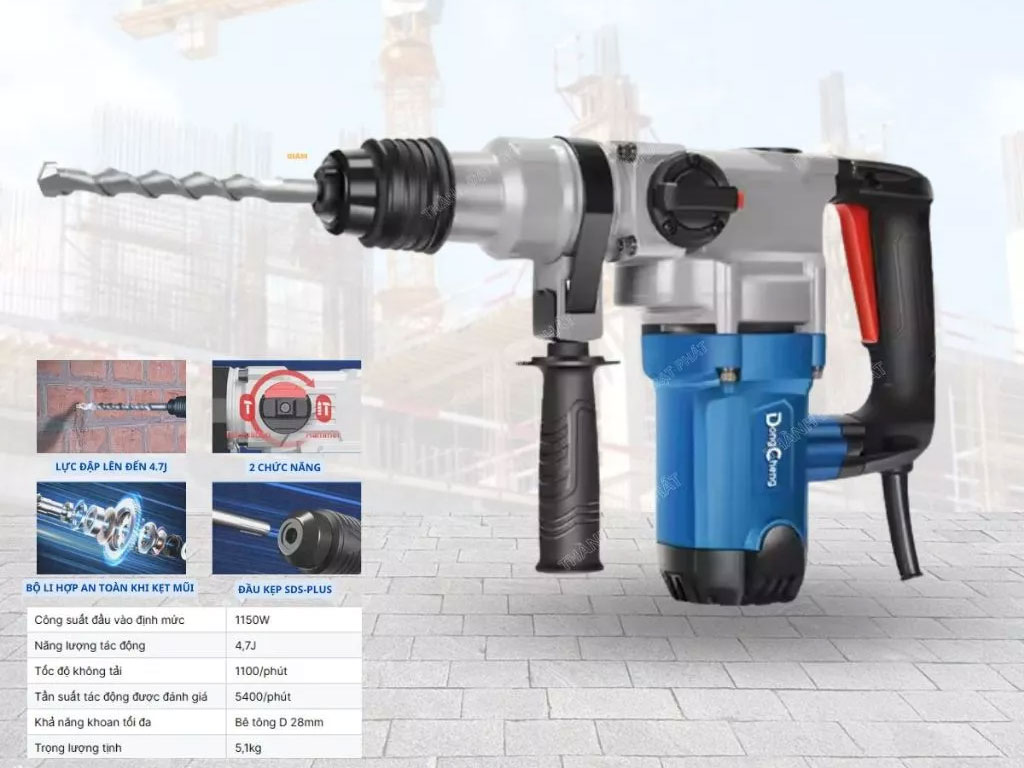 dia chi ban may khoan duc dongcheng gia re tai Hanoi Saigon