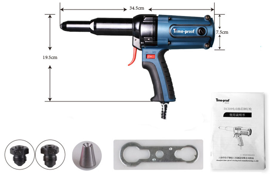 dia chi ban may rut dinh tan nhom inox timeproof TAC500