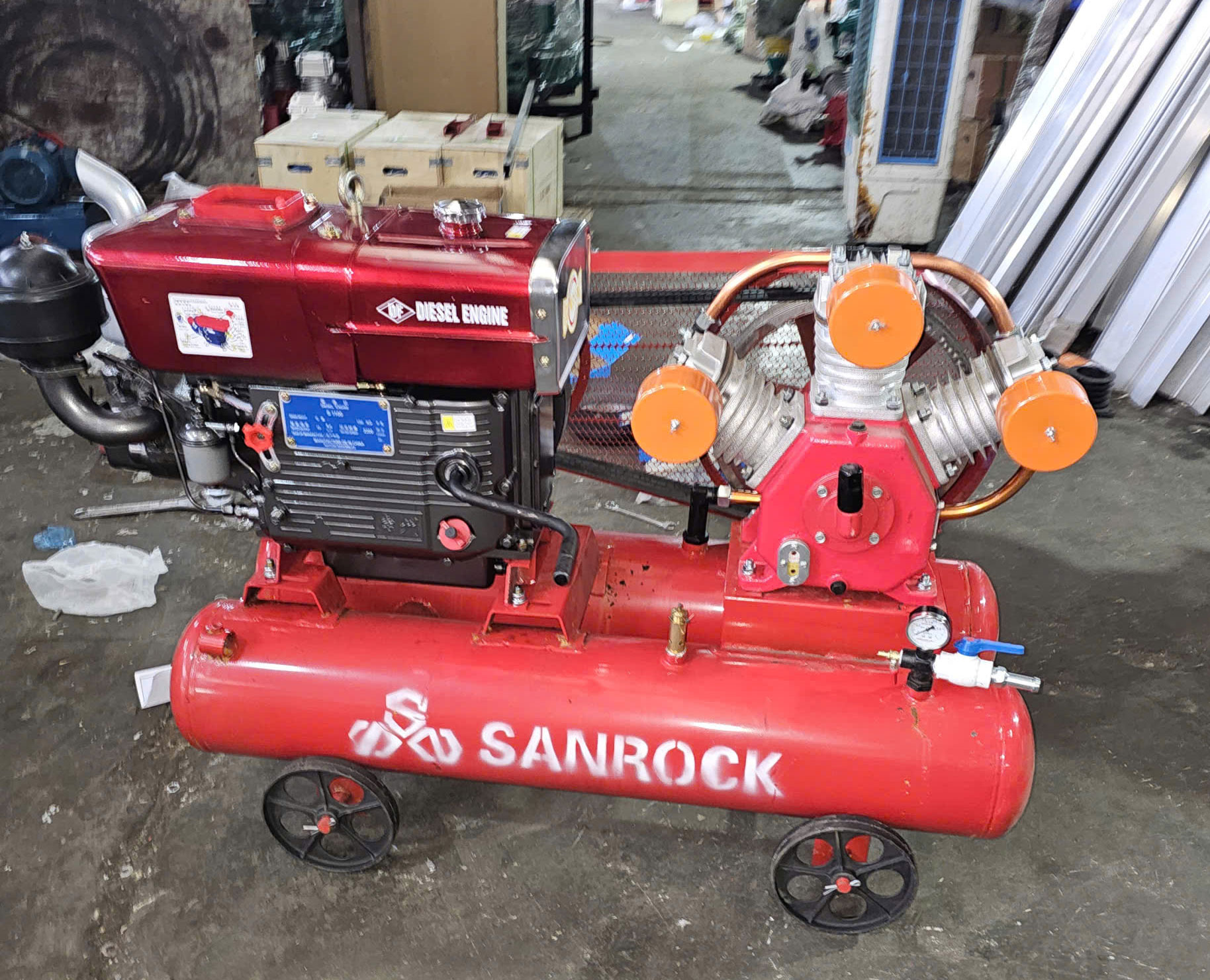 dia chi ban may nen khi diesel SanRock tai Hà Nội