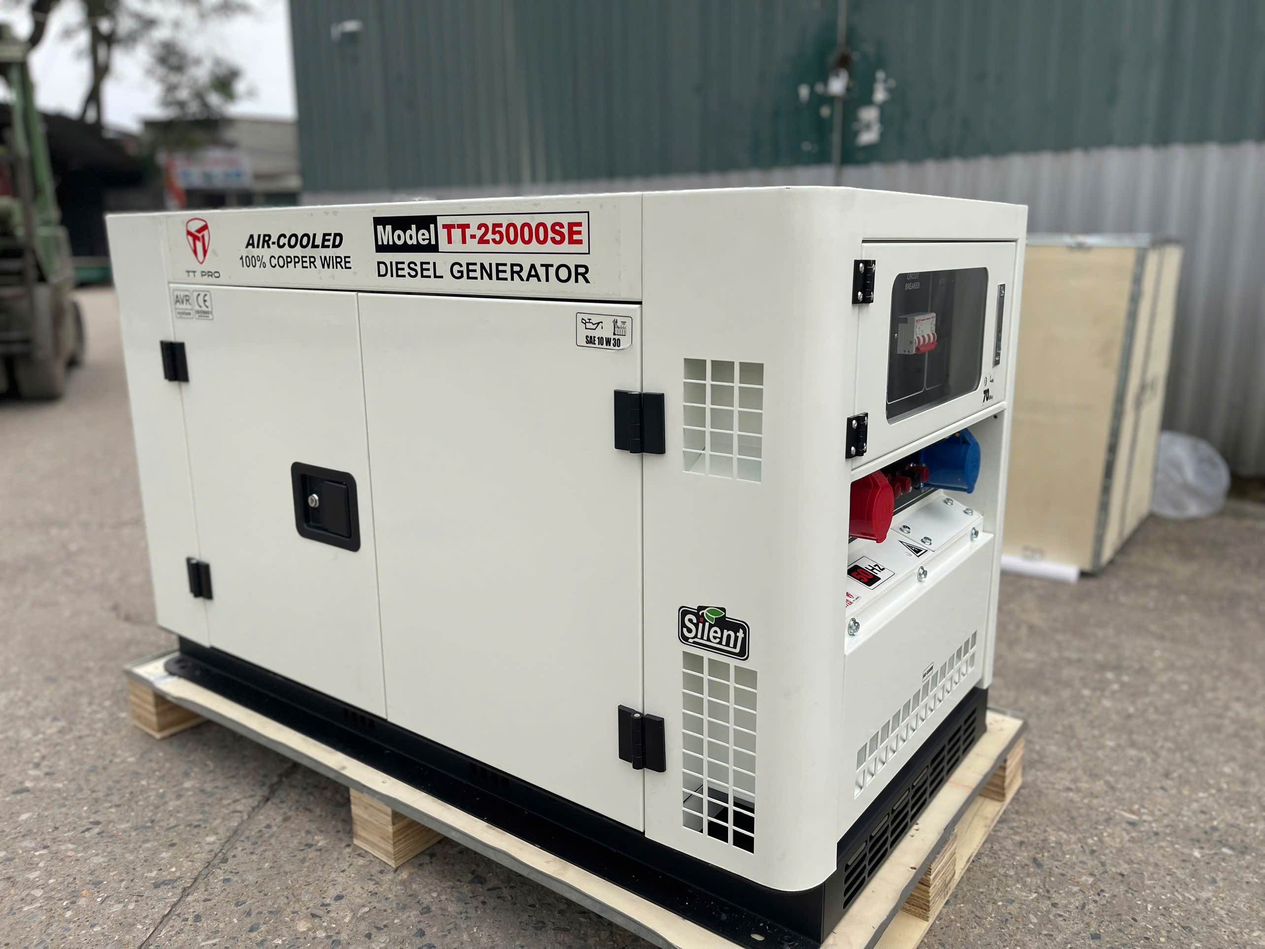dia chi ban may phat dien diesel 15kw cach am chong on